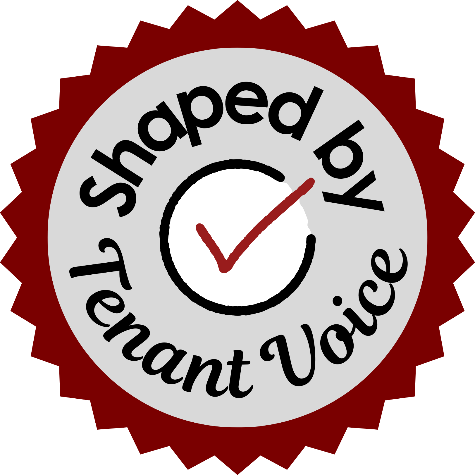 Shaped by tenant voice stamp