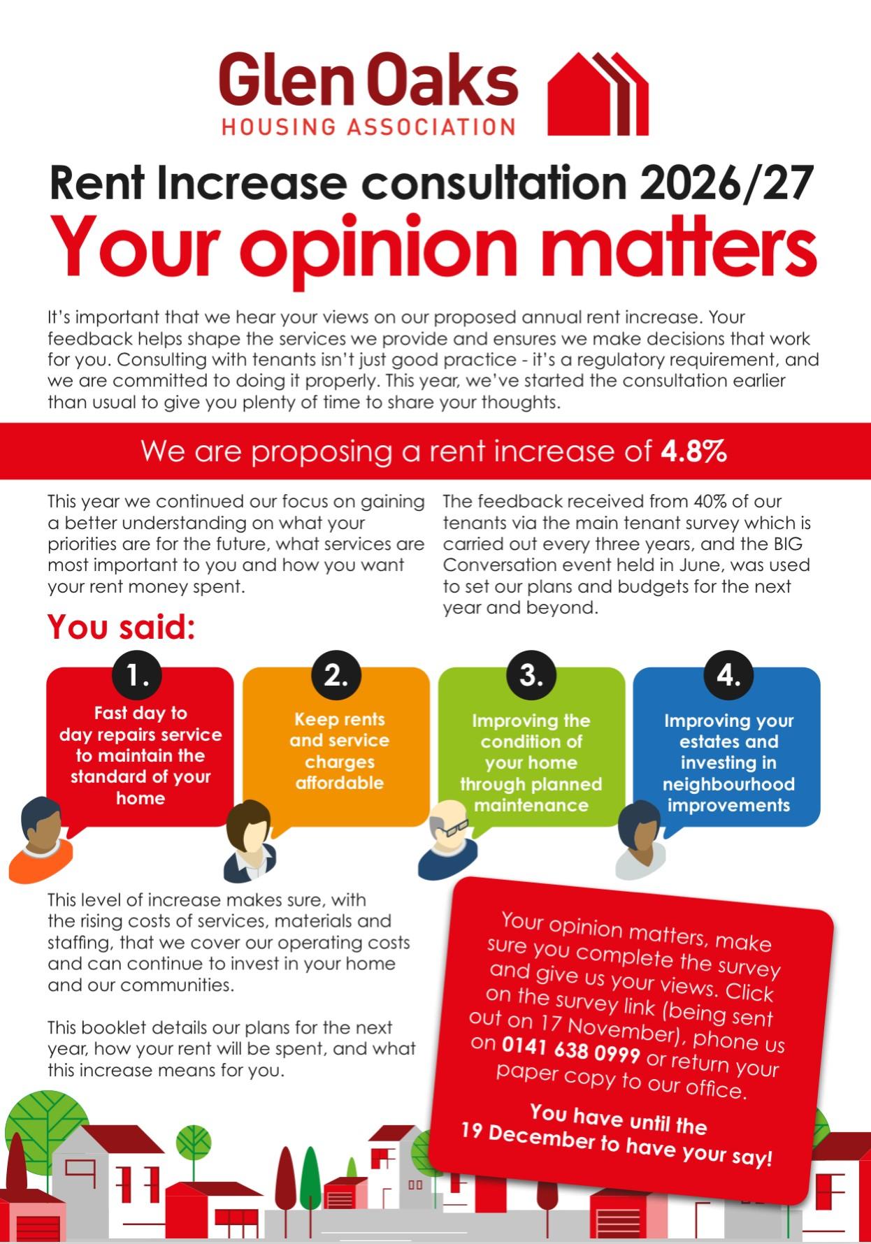 Rent consultation booklet 2025/26